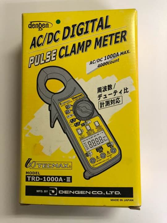 AC/DC デジタル式クランプメーター デンゲン TRD-1000A-3