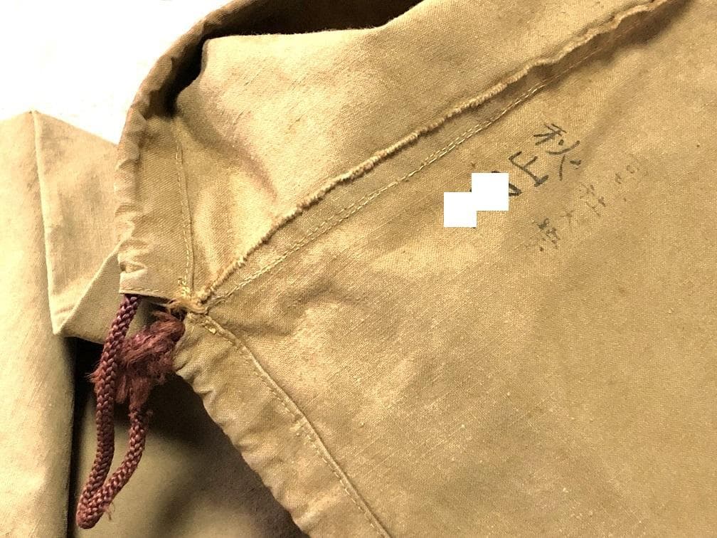 学徒出陣将校（陸軍幹部候補生）着用アノラック