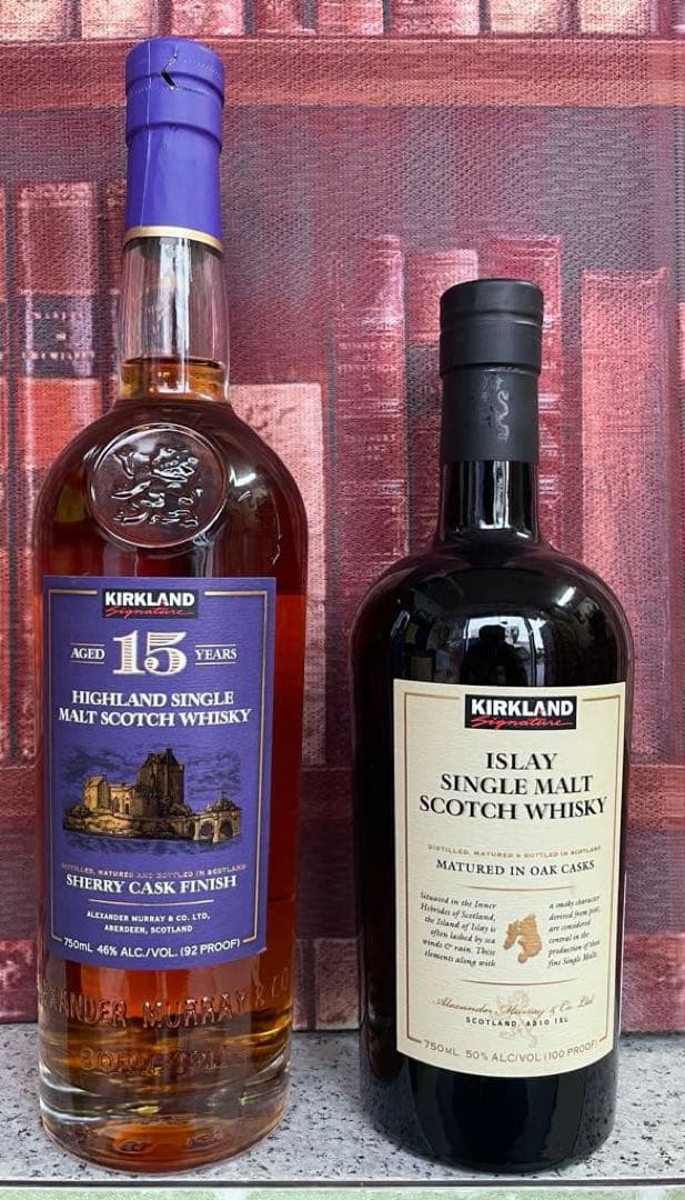 Kirkland ハイランドシングルモルト15年&アイラシングルモルト