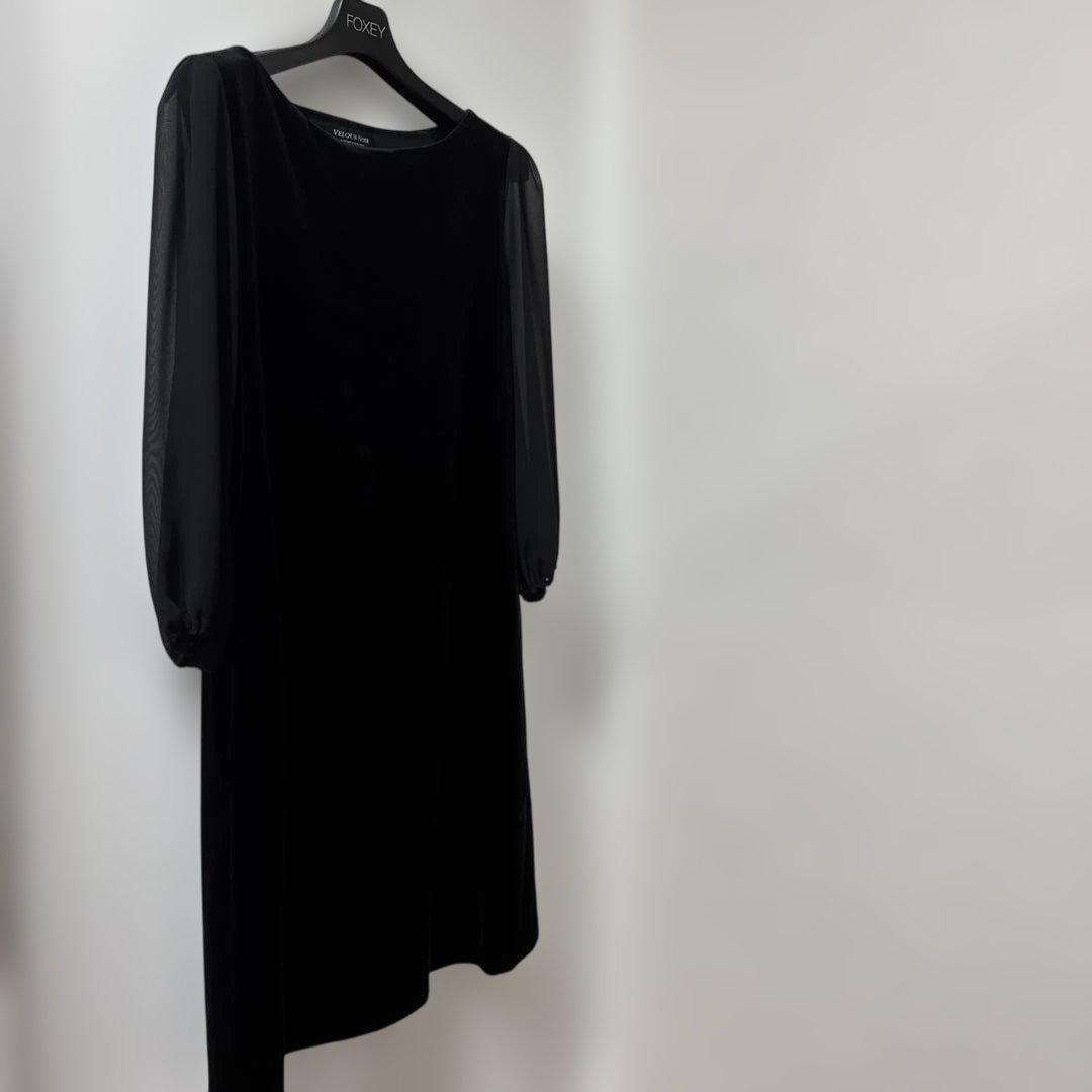 FOXY VELVET NOIR ブラックワンピース38