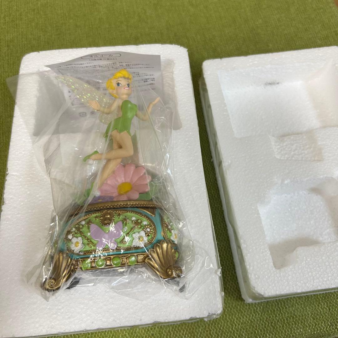 ティンカーベル オルゴール 花と蝶　ディズニーストア