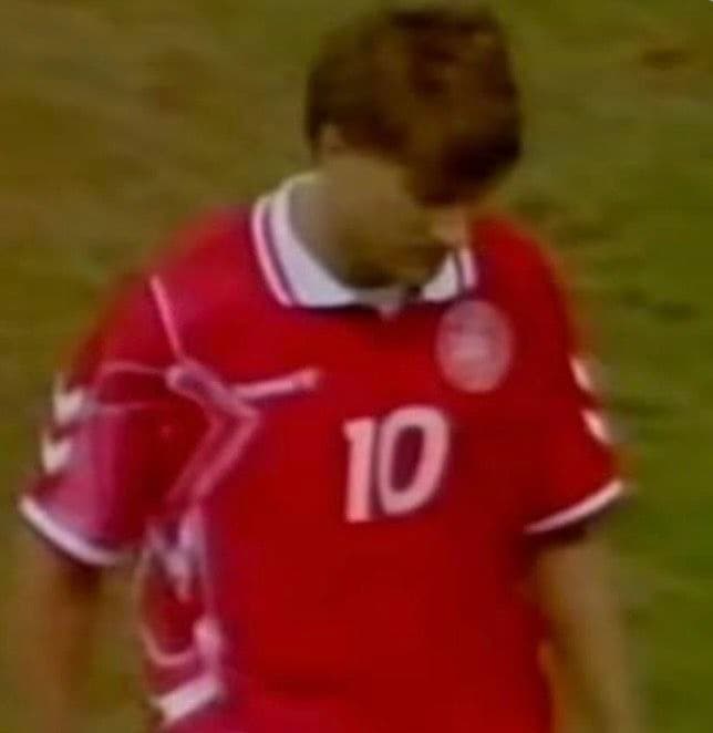 95-96 デンマーク代表　ラウドルップ　ヒュンメルオフィシャル　ユニフォーム