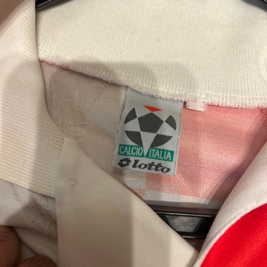 Lotto サッカーシャツ 赤白 チェッカー 10 クロアチア代表　ボバン