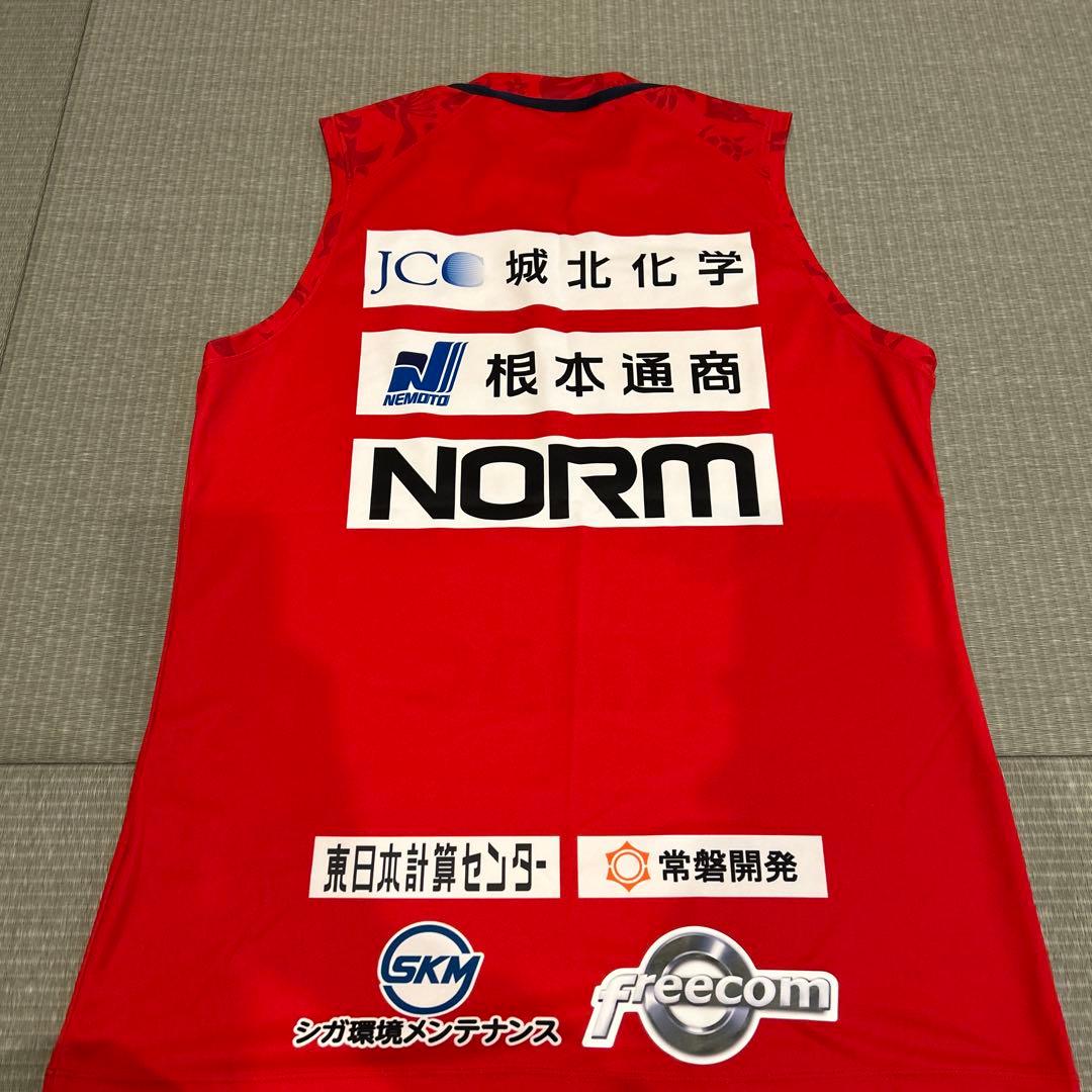 いわきFC練習着Under Armour 赤 タンクトップ　XLサイズ