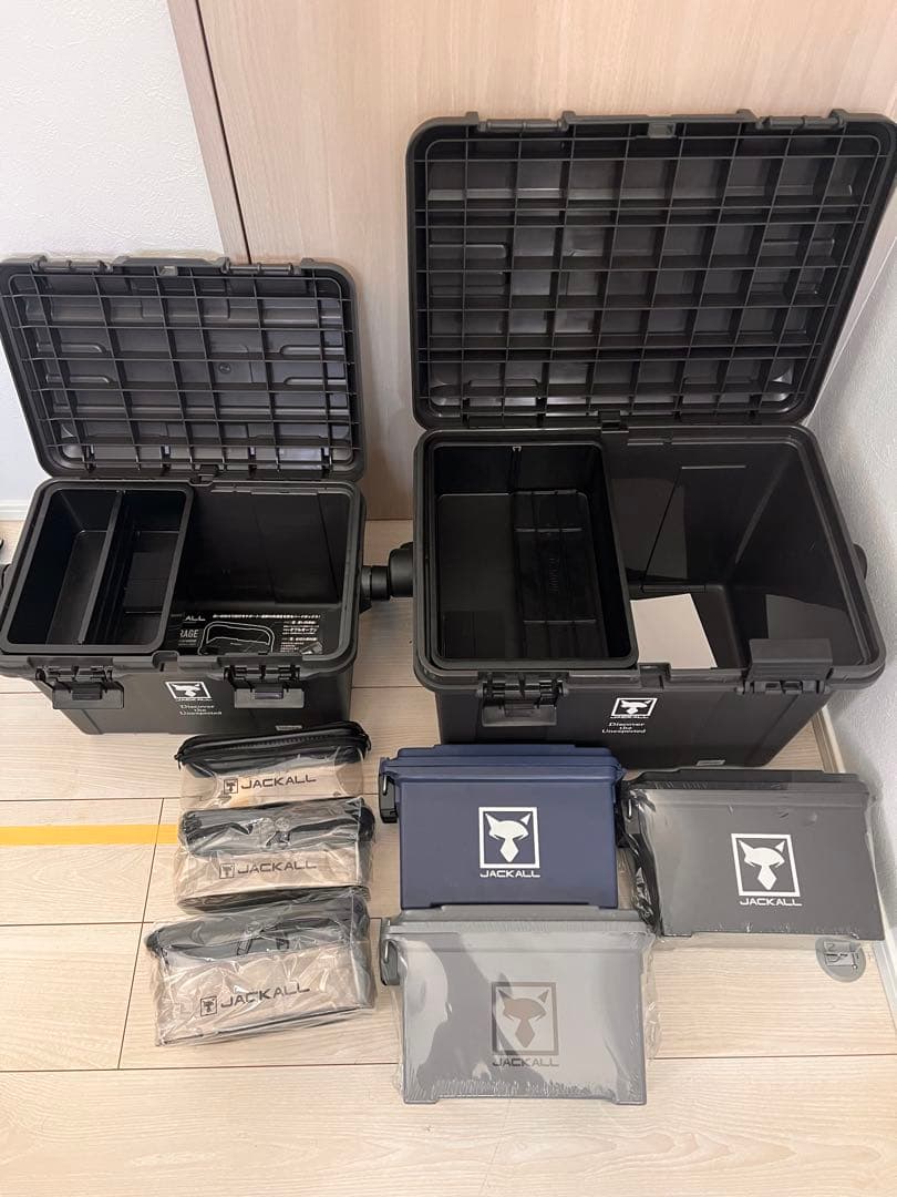 【バス釣りセット】ロッド６本・リール6台・バッカン・ウェストバック・ルアー各種