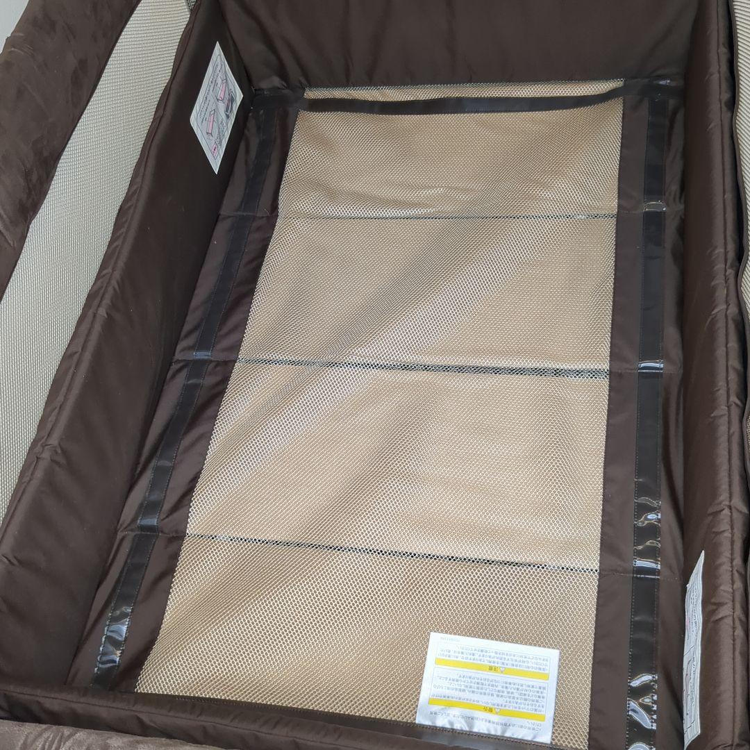 【美品】Aprica ココネルエアープラス ベビーベッド チョコレートブラウン