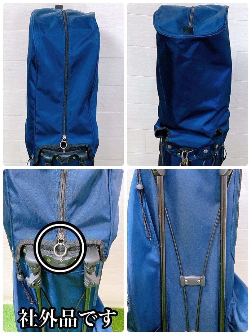 M ジーパーズ　ゴルフ　スタンド式　キャディバッグ　9.5型　軽量