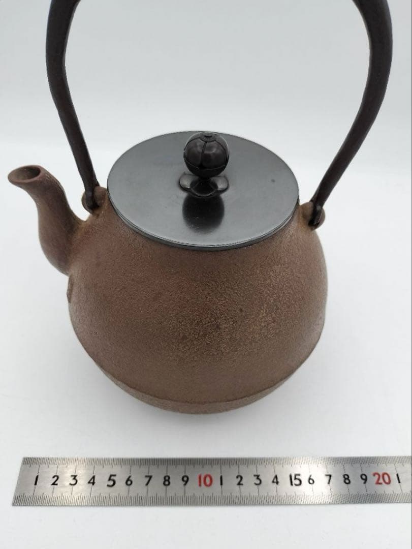 b576 鉄瓶 鶴首 菊地政光 木箱 茶道具 古物