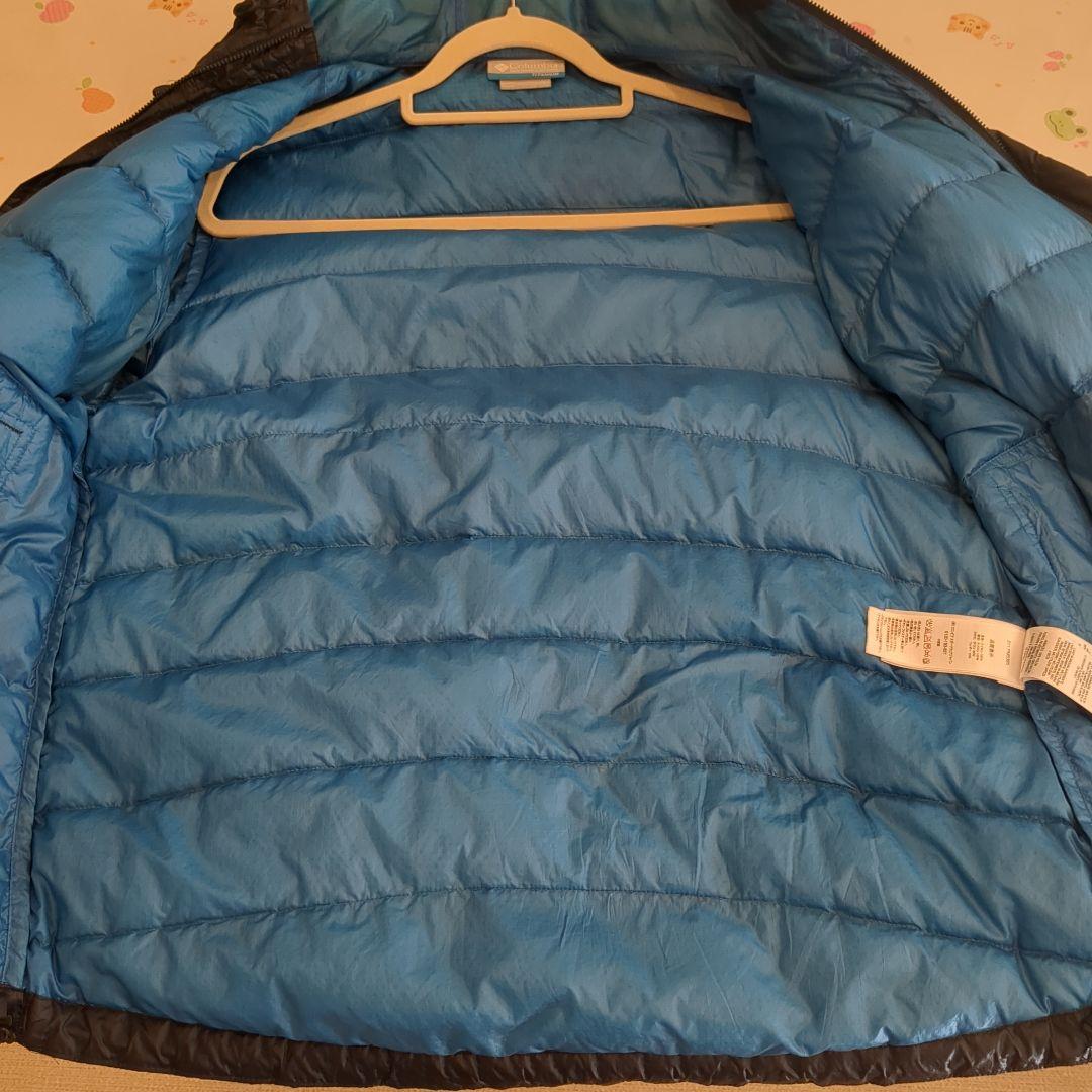 Columbia Titanium ダウンパーカー　XL 紺/ブルー