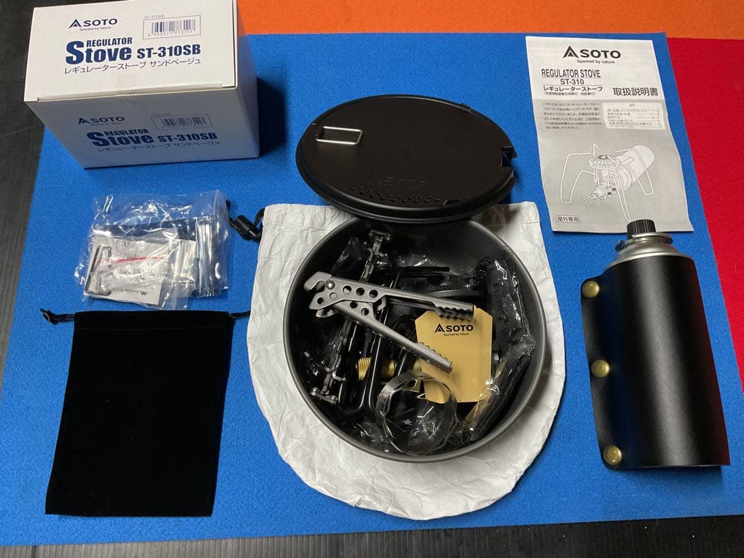 SOTOレギュレーターストーブST-310SBカスタム+1.8ℓクッカー新品