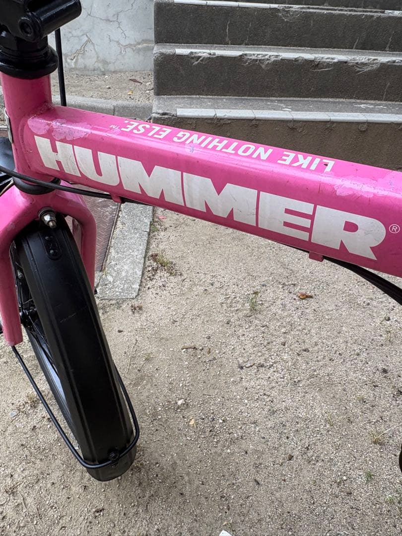 taneruさん専用 ハマー折り畳み自転車 ピンク (20㌅)