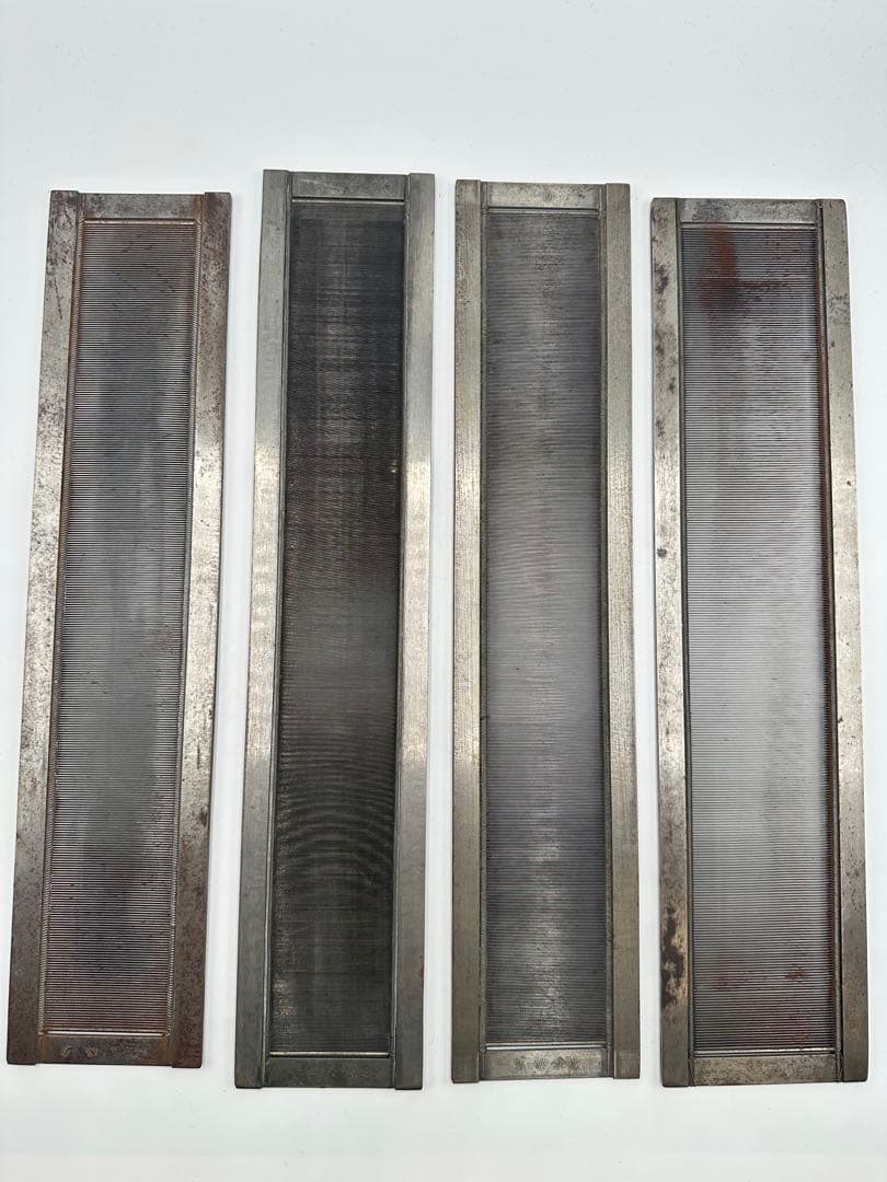 筬 おさ 機織り 手織り 用具　金属　中古　錆あり　4つセット