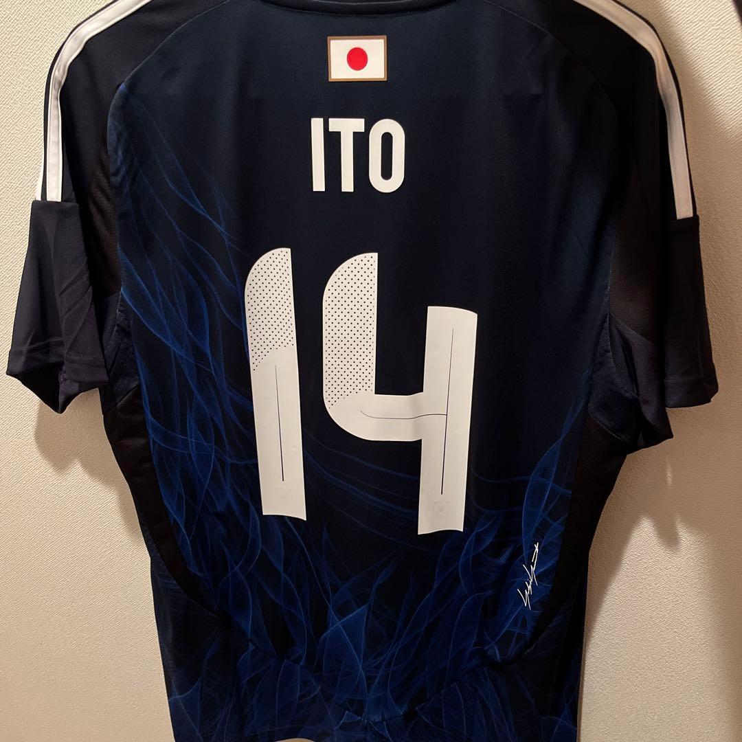 サッカー日本代表ユニフォーム「伊藤純也」モデルサイズL