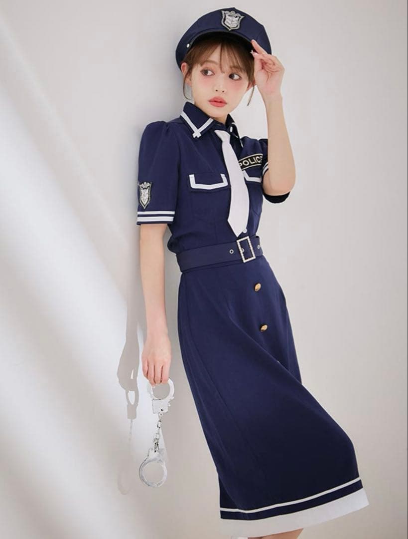 sugarポリスコスプレ 5点セット＋手錠付きMサイズ