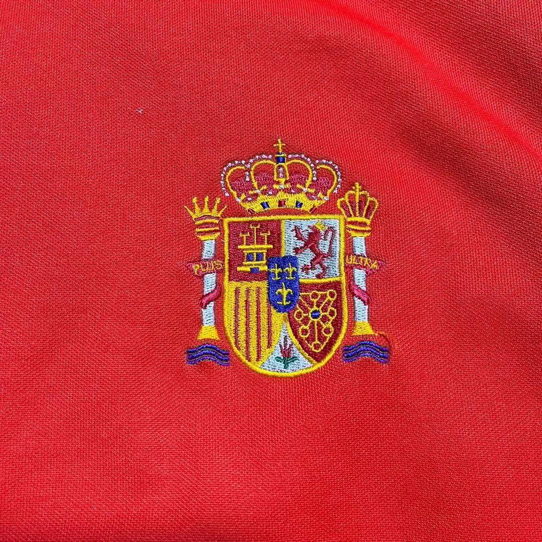 adidas スペイン代表　トラックジャケット　トレフォイル　赤黄　2XO