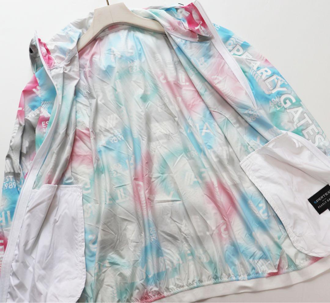 《パーリーゲイツ》新品 グラデーションジップブルゾン レインウェア 0