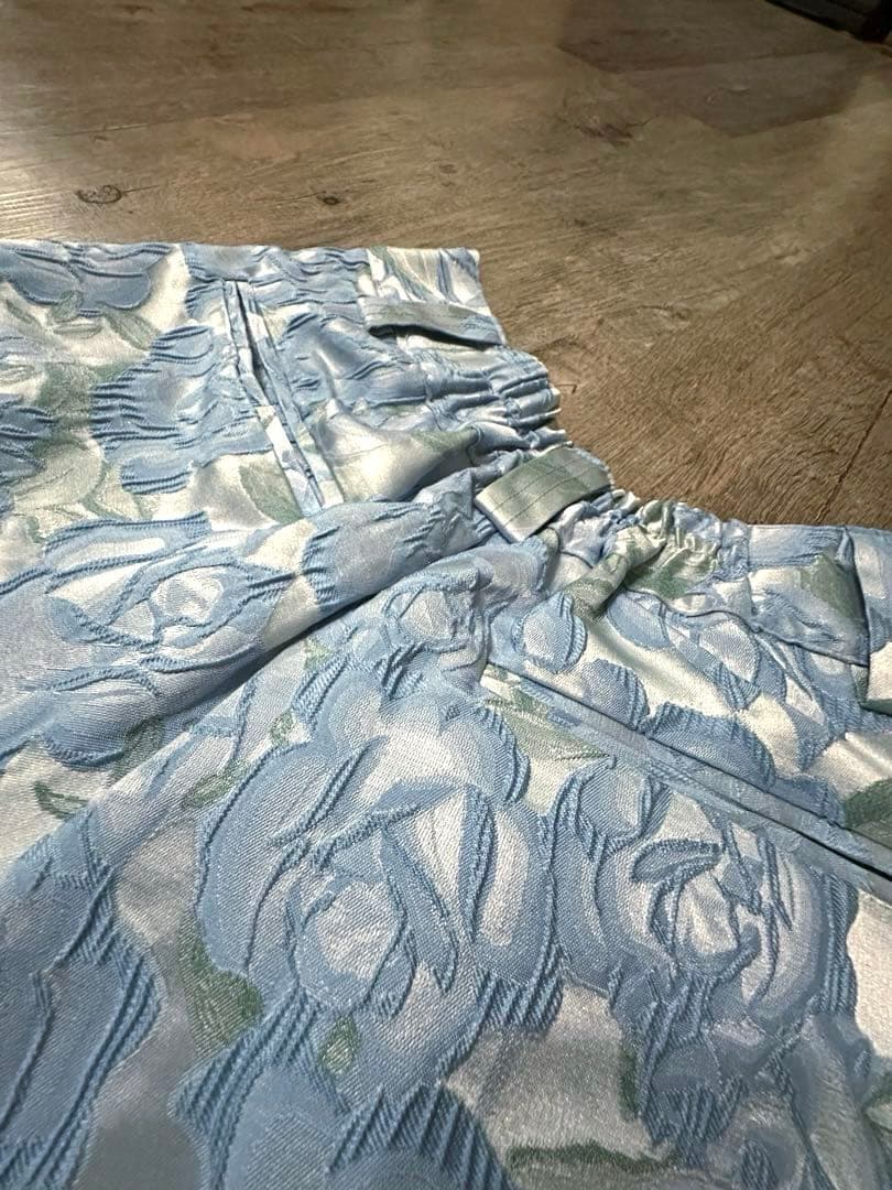 【上下セット】POPPY JACQUARD FLARE CAMI TUNIC