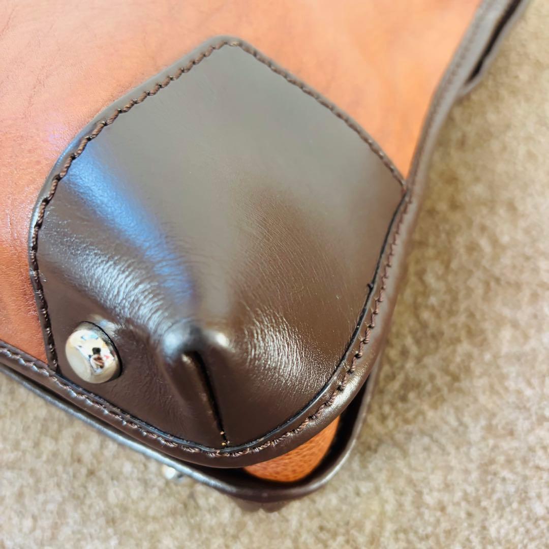 STEFANOMANO オールレザー　ブリーフケース　ビジネスバッグ　アルチェ