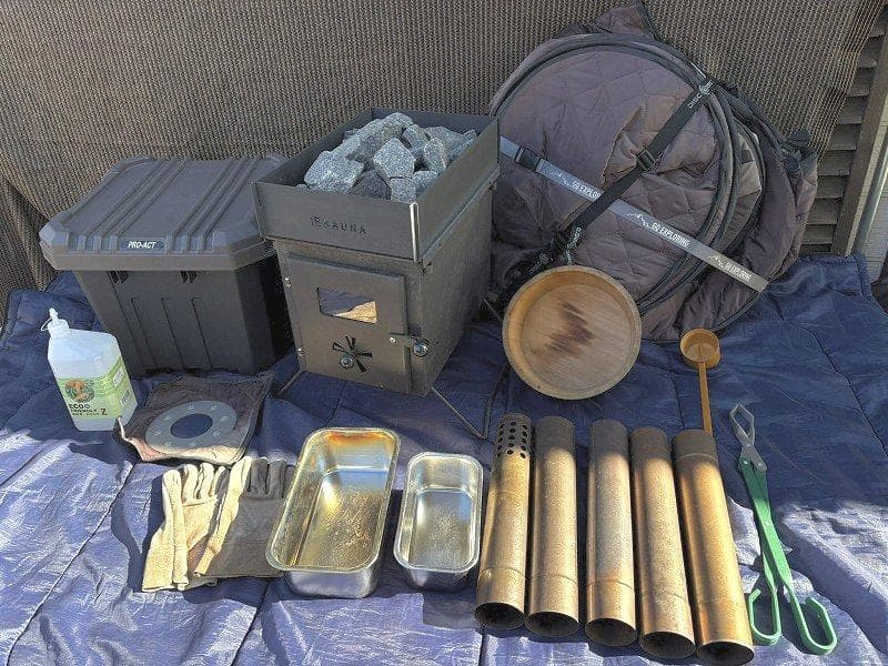 IESAUNA イエサウナ 家庭用サウナ 自宅サウナ セット①