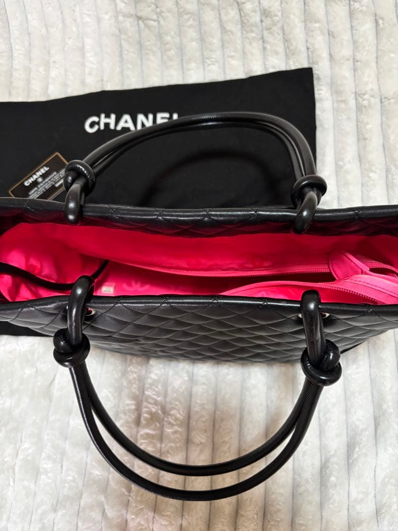 美品☆CHANEL カンボンラインギャランティカード、保存袋付き