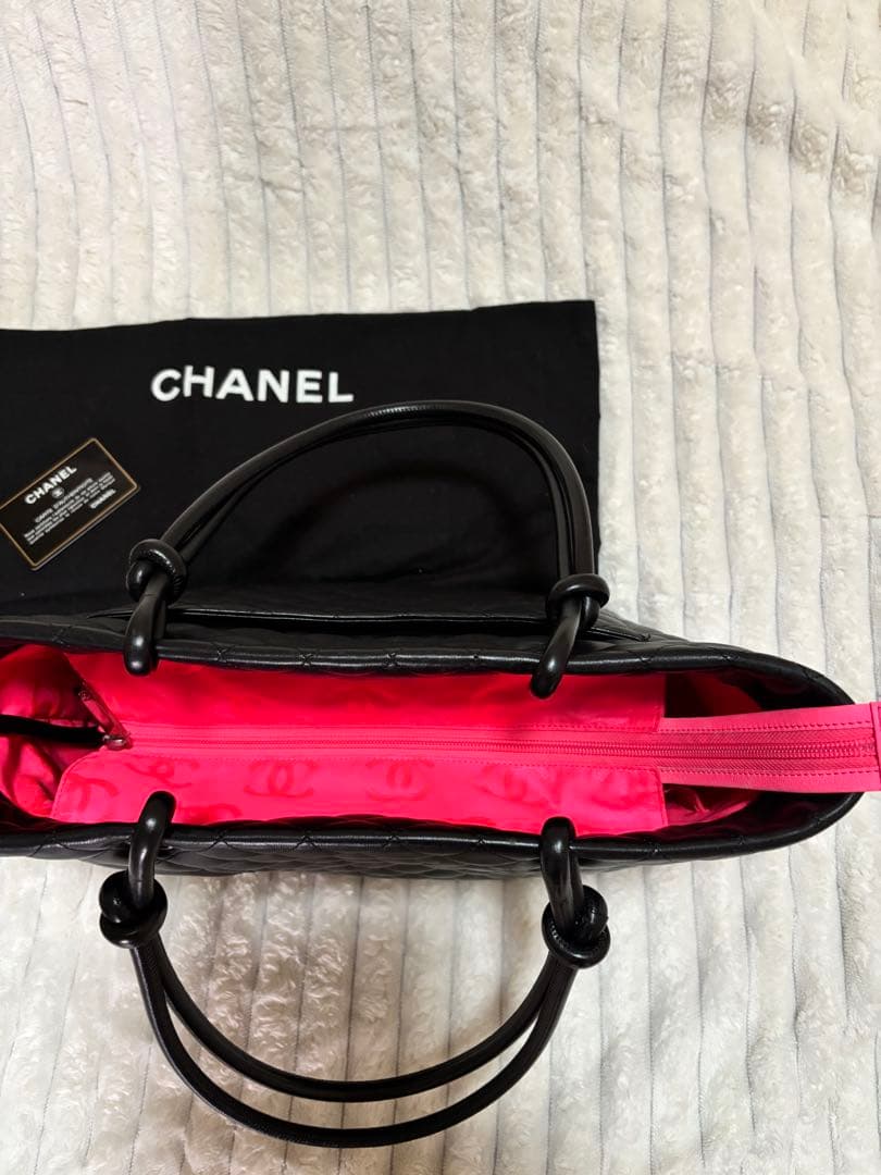 美品☆CHANEL カンボンラインギャランティカード、保存袋付き