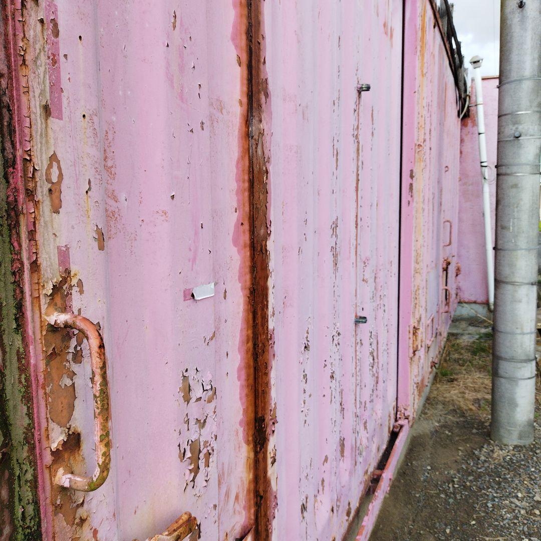 一両　海上コンテナ　コンテナ　プレハブ　ワムハチ　貨車　ジャンクガーデン