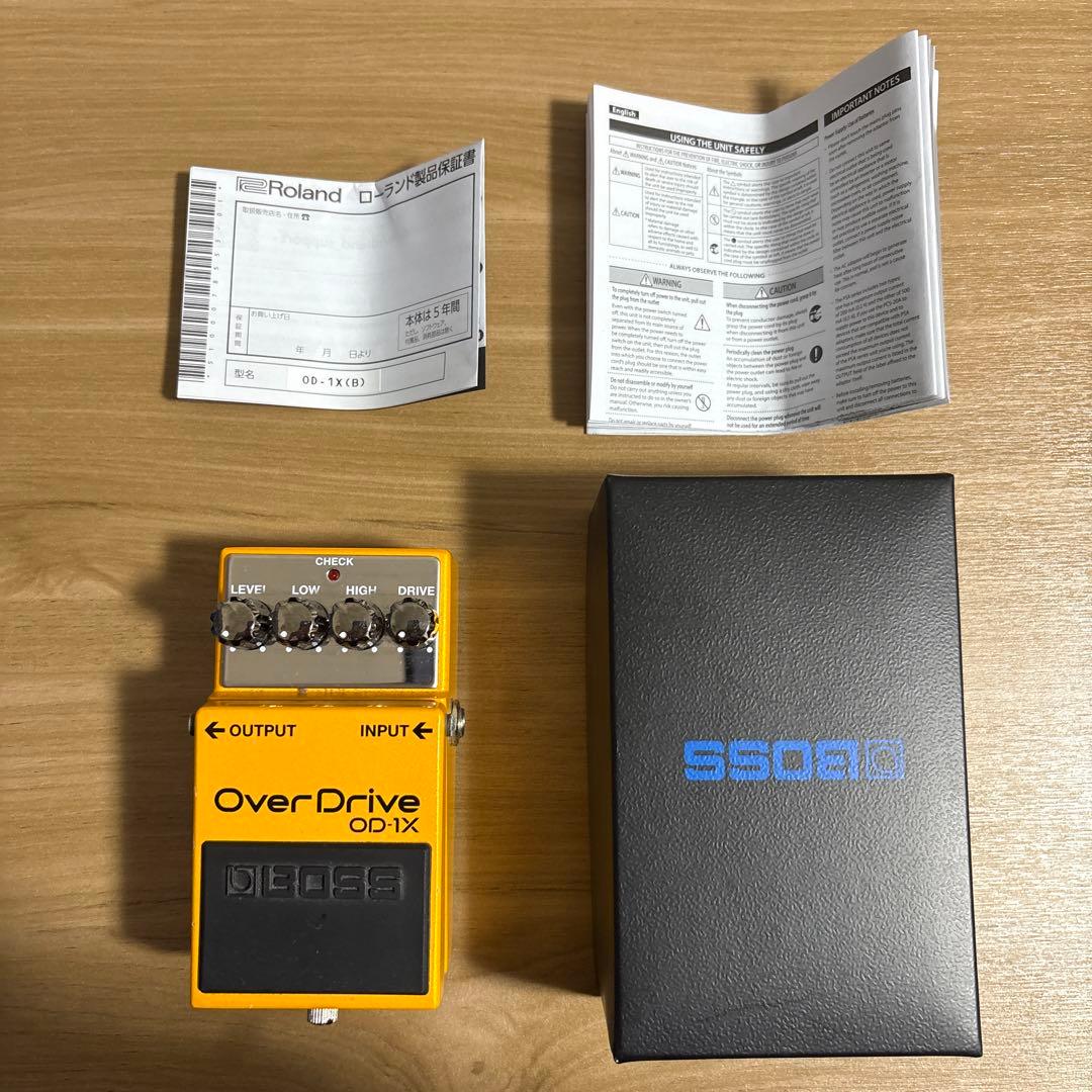 お値下げしました！！　BOSS OD-1X オーバードライブペダル