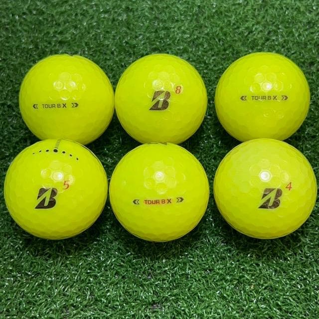 【S163】 ブリヂストンTOURBX 黄 24年 ロストボール 24球
