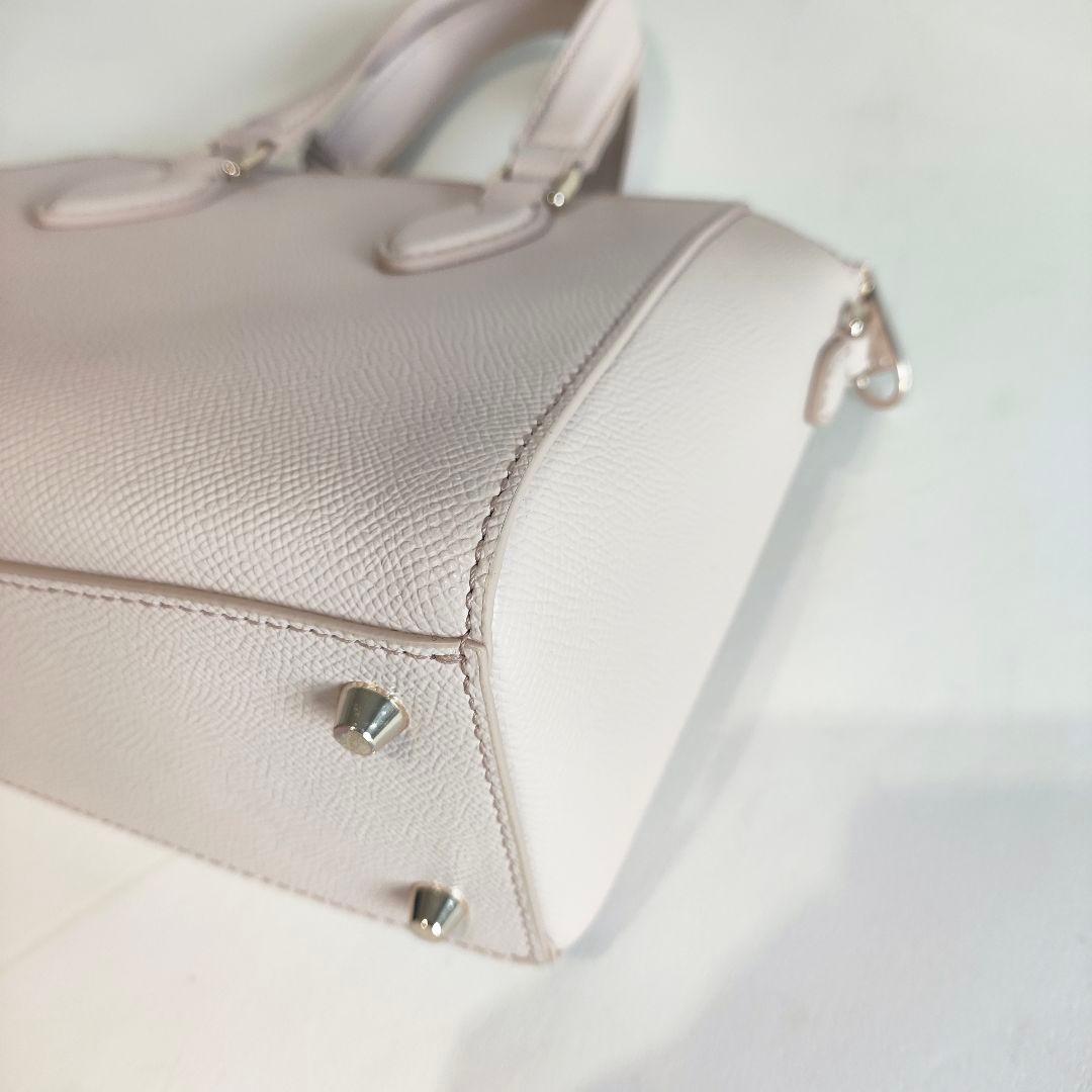 ✨美品✨　フルラ ミネルヴァ S サッチェル グレージュ 2way ハンドバッグ