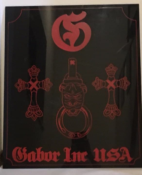 Gabor/ガボール激レア!1点物!手書き看板