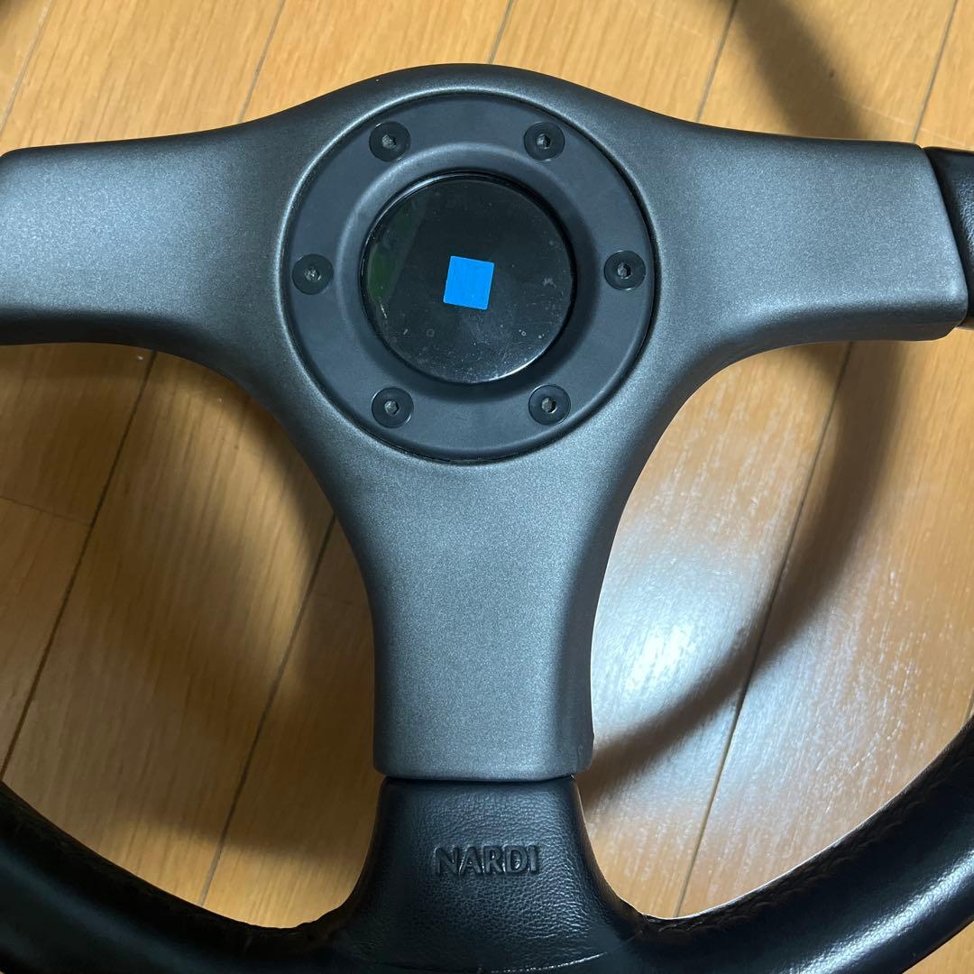 NARDI ステアリングハンドル 3本スポーク 黒
