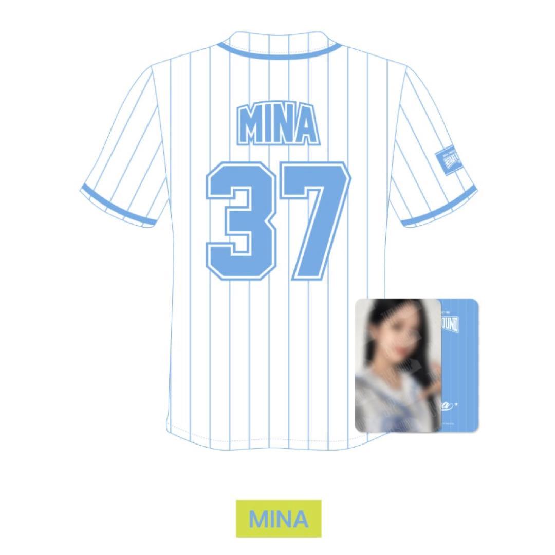 【美品】TWICE  9ROUND トレカ付きユニフォーム ミナ