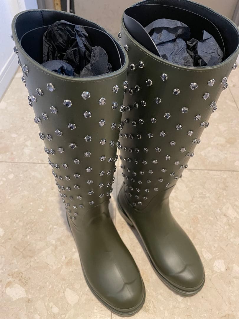 SAINT LAURENT イヴサンローラン レインブーツ 36サイズ