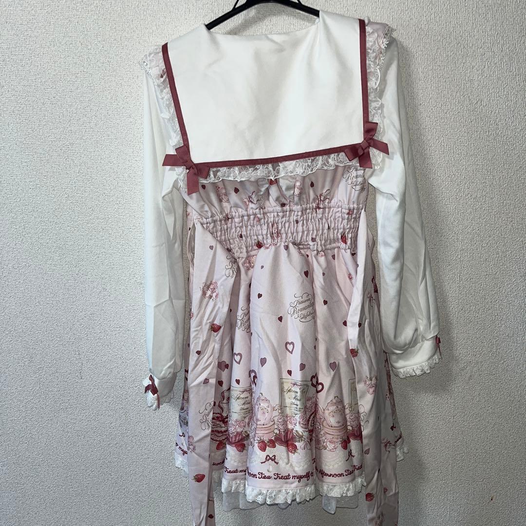 LIZ LISA リズリサ　アフタヌーンティー柄　ワンピース