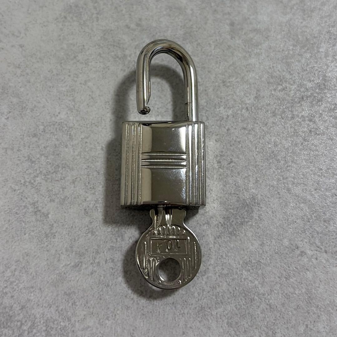 HERMES エルメス カデナパドロック 南京錠 No.104 シルバー