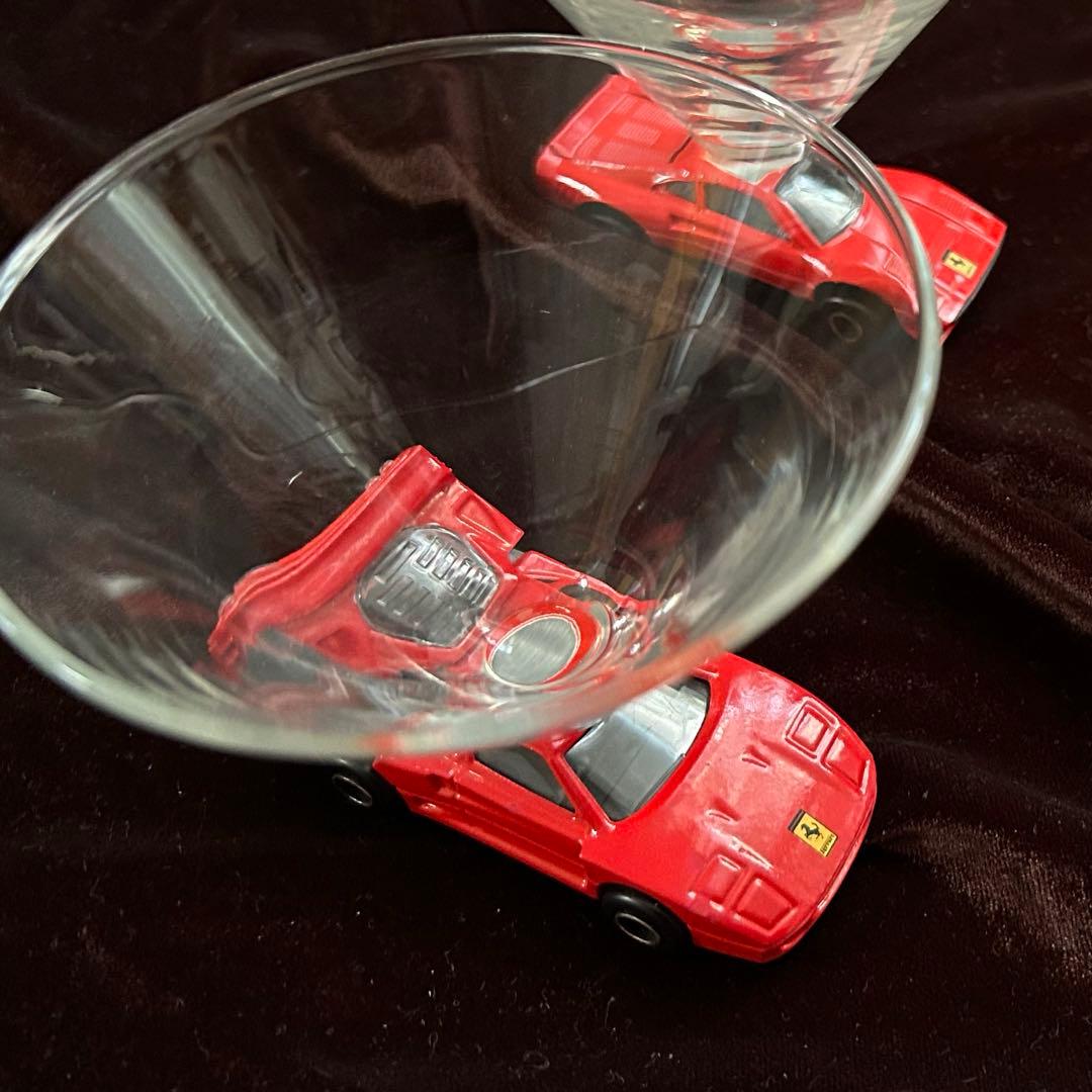 Ferrari F40 ミニカー 赤 グラス