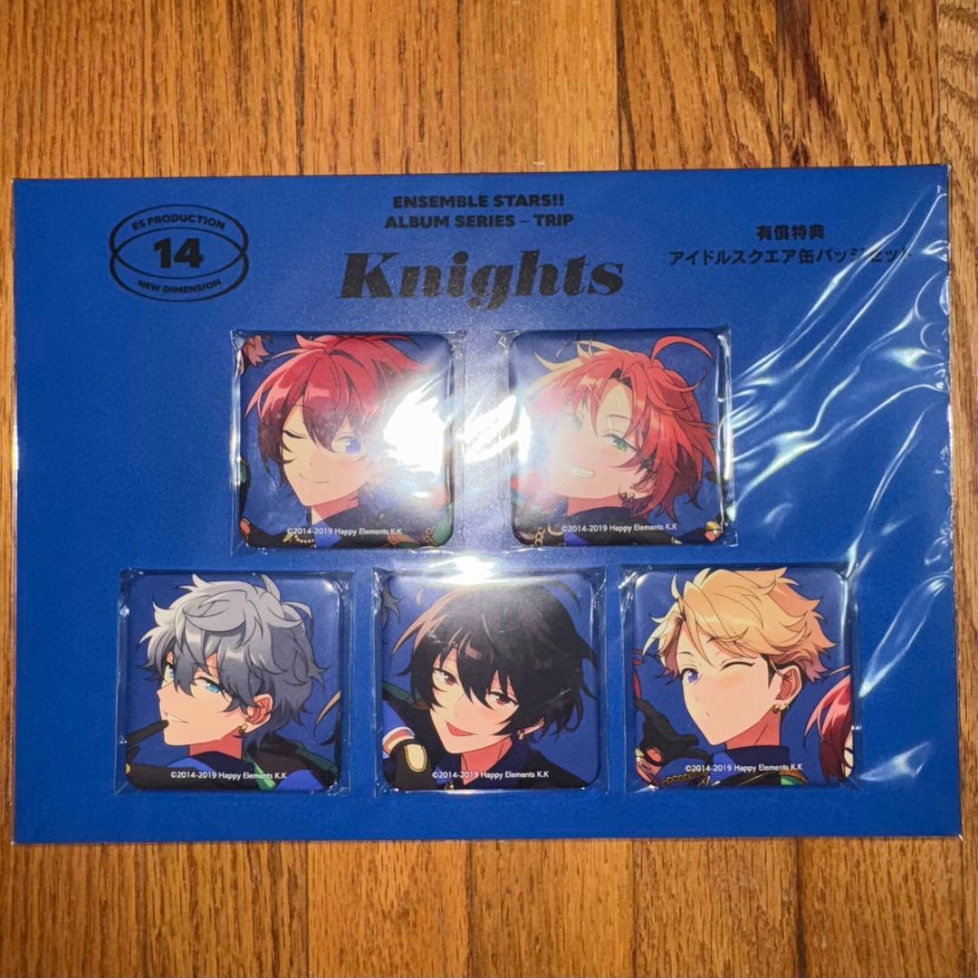 あんさんぶるスターズ‼︎ Knights 有償特典　スクエア缶バッジ　5セット