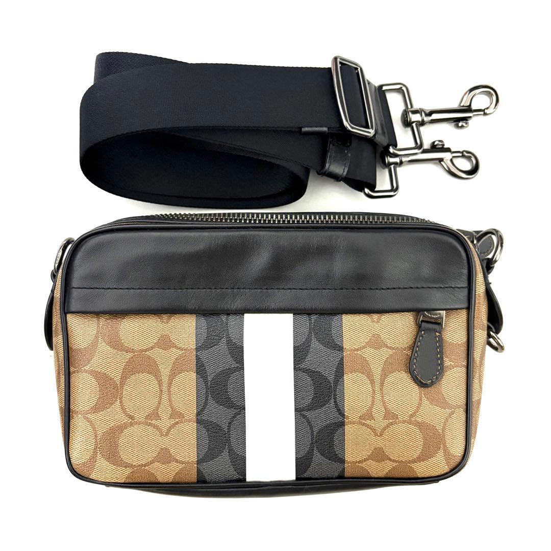 COACH （コーチ）ショルダーバッグ ストライプデザイン　G2022 5573