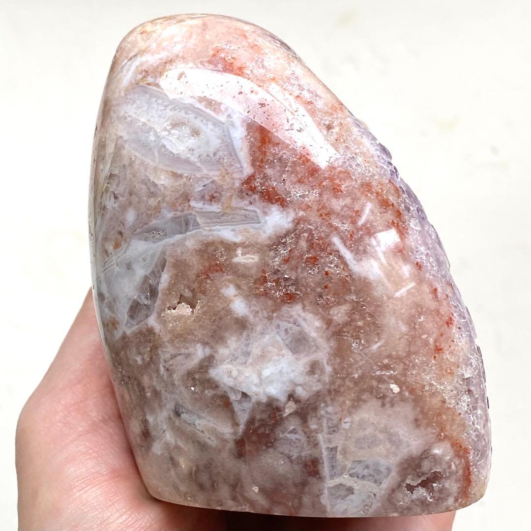 【 天然石 ピンクアメジスト アメジスト 原石 ドゥルージー ドーム B 】