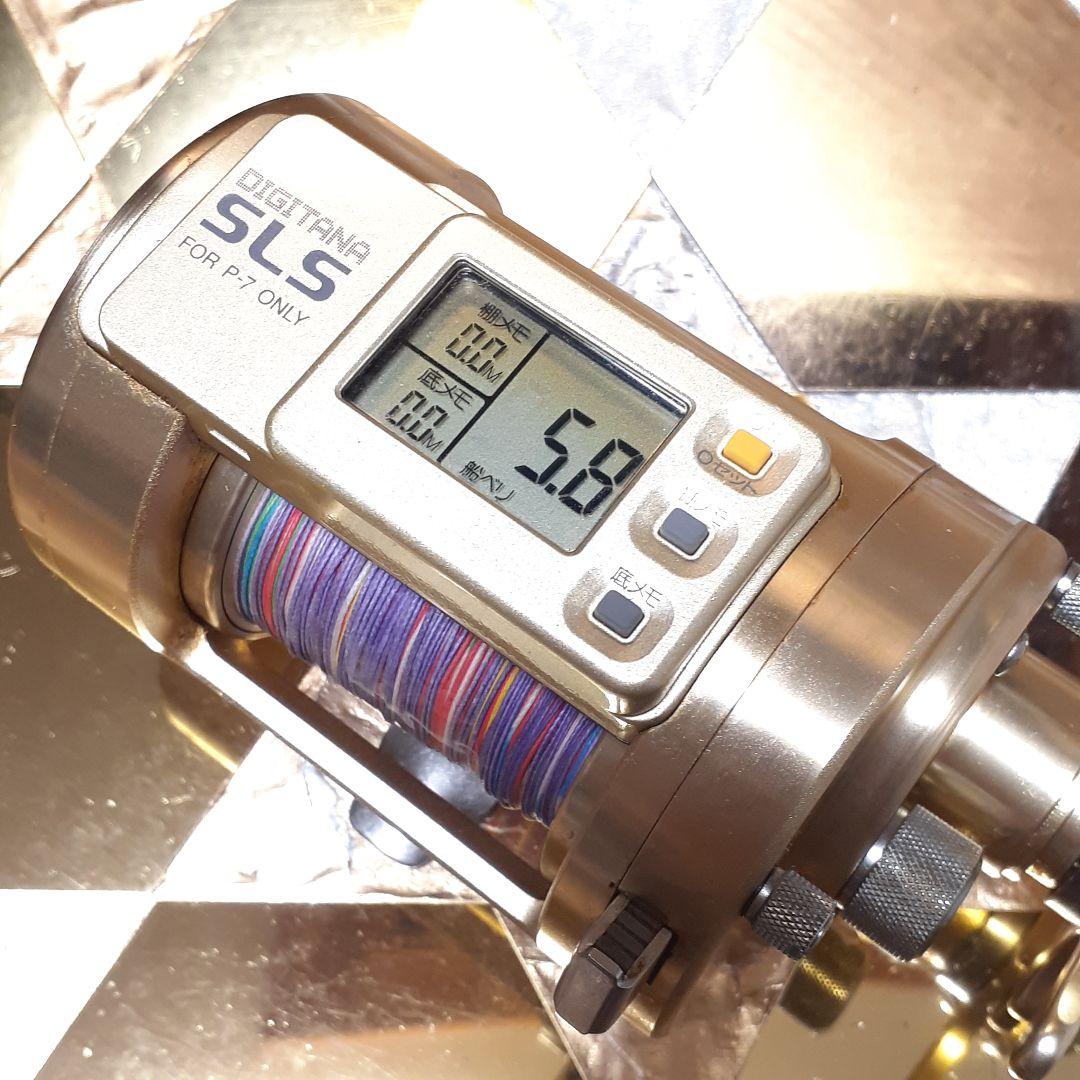 シマノ カルカッタ デジタナSLS 3000 船用 タイラバ ベイトリール 美品