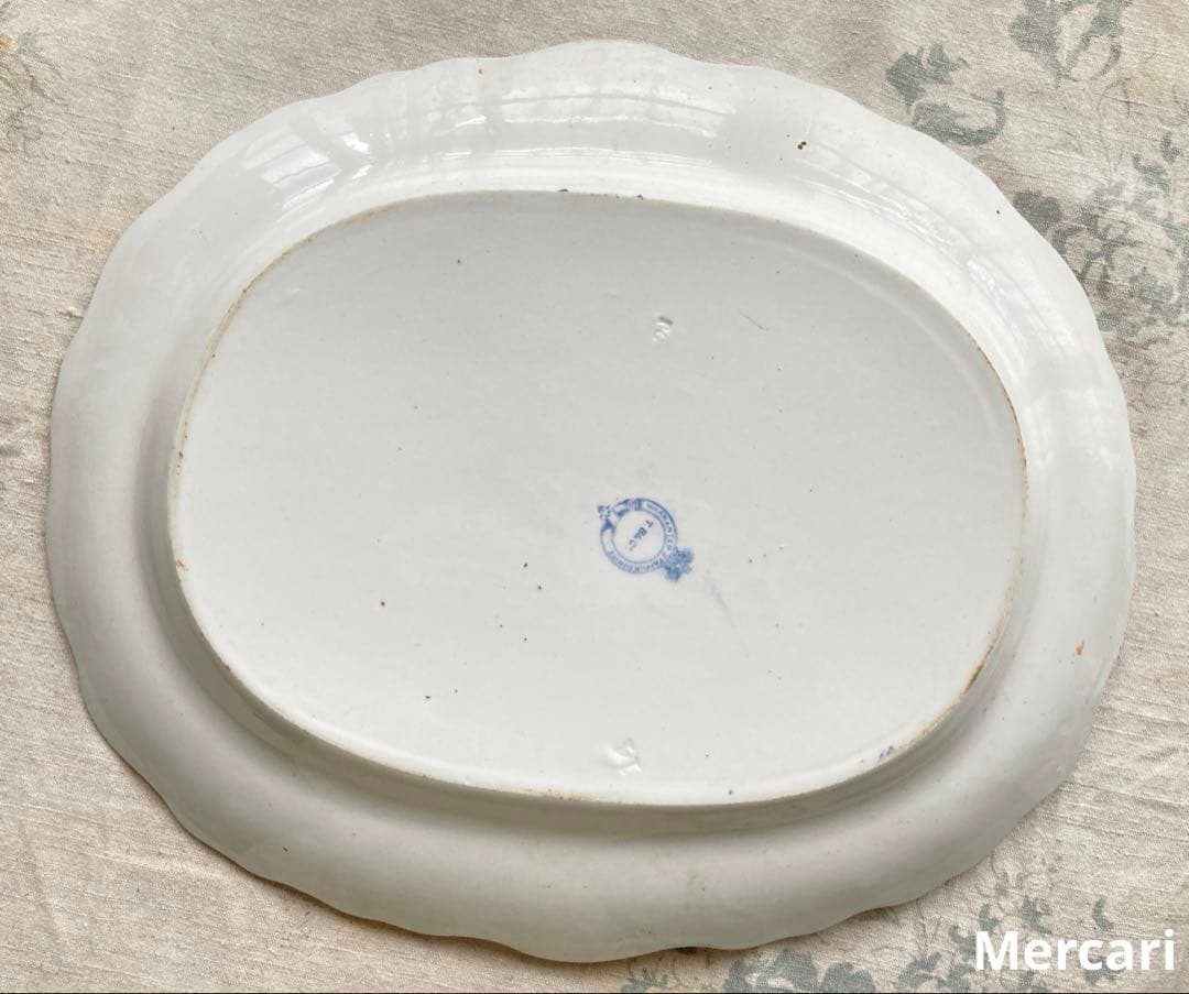 【レア】ヴィクトリアン　アジアティックフェザンツオーバル　大皿　38.5cm