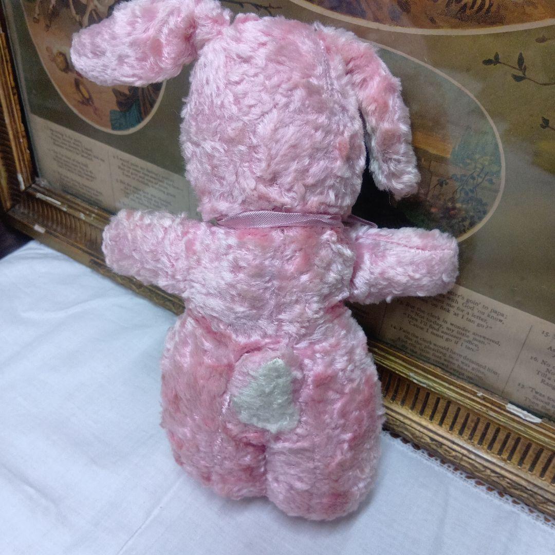♥イギリスからやって来たピンクの可愛いウサギさん　アンティーク　ラビット♥