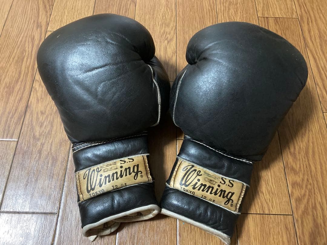 【ヴィンテージ】Winning ボクシンググローブ 12oz 黒