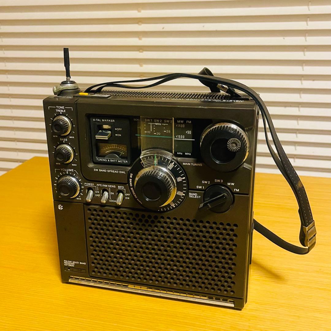 【希少】ソニー ICF-5900 スカイセンサーマルチバンドレシーバー ジャンク