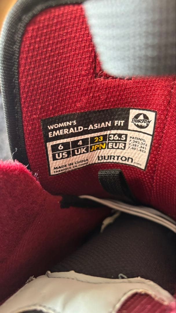 23cm バートン　スノーボードブーツ　エメラルドアジアンフィット