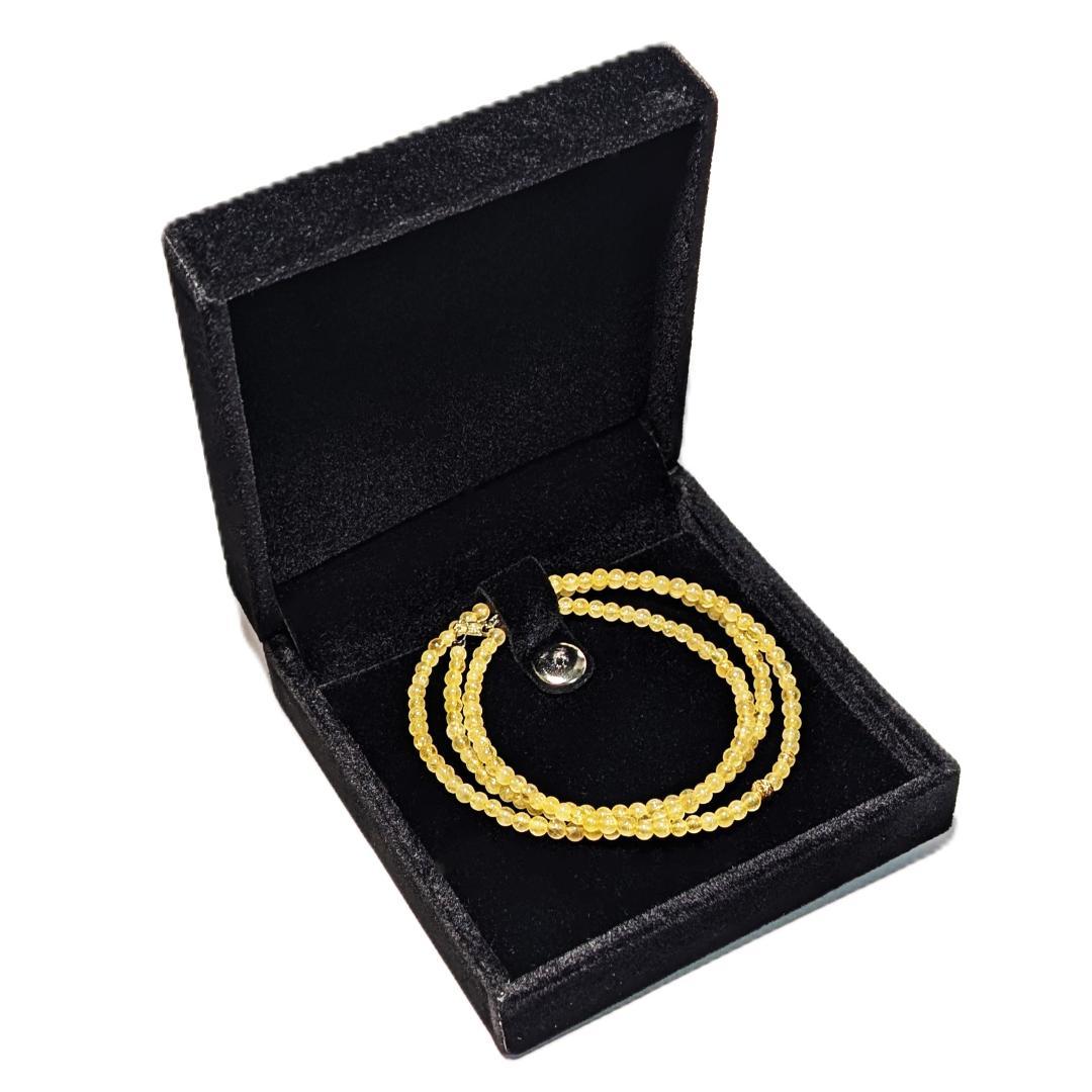 K18一粒×ゴールドルチル 贅沢3WAYジュエリー／金運・開運パワーストーン