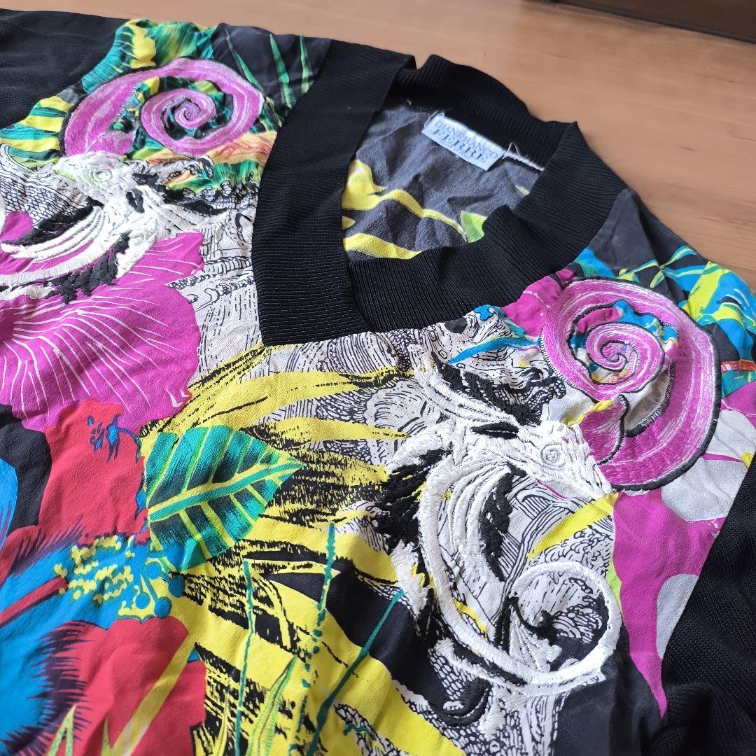 ★レア★ビンテージ★GIANFRANCO FERRE ジャンフランコフェレ★刺繍