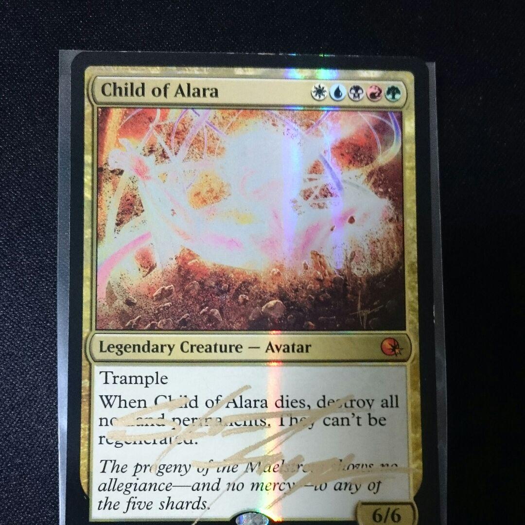 MTG 英語版 アラーラの子 金字 サインド foil