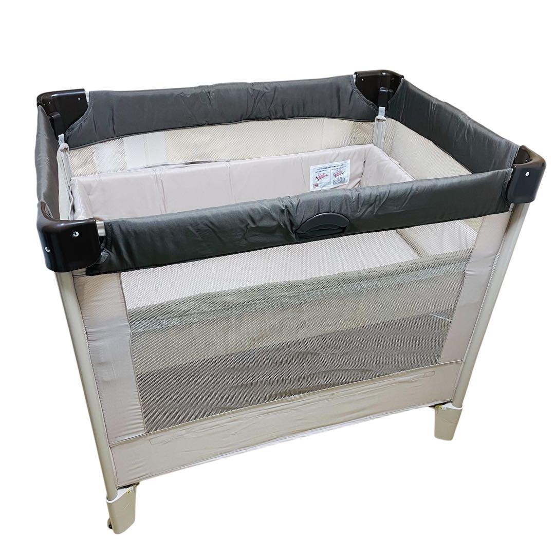 【美品】Apricaアップリカ ココネルエアー ベビーベッド ココア