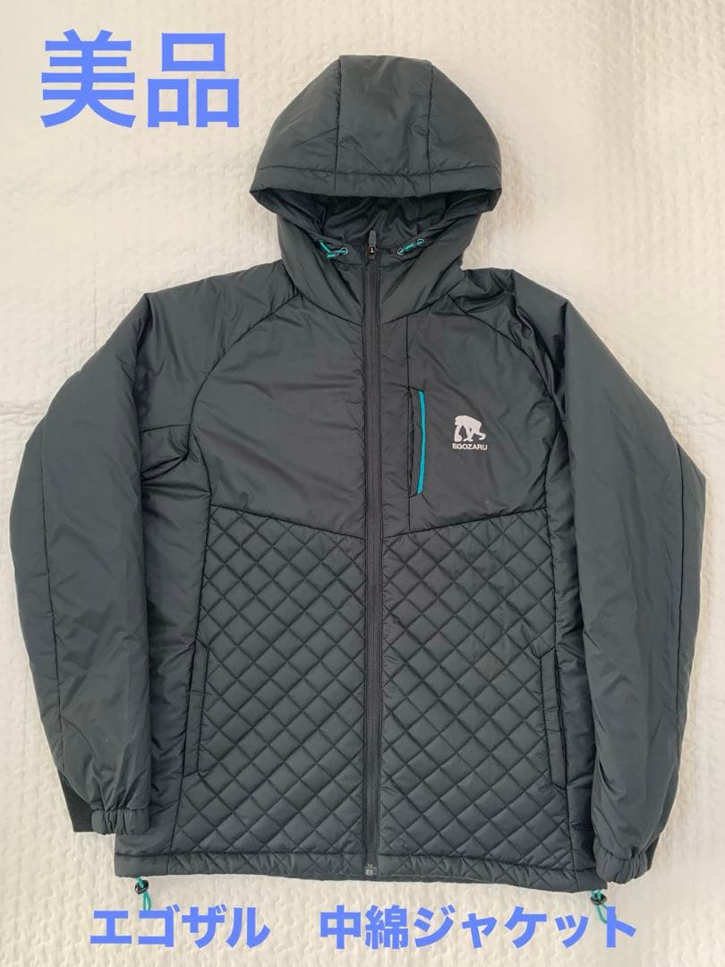 エゴザル　中綿ジャケット　ブルゾン　フルジップ　L